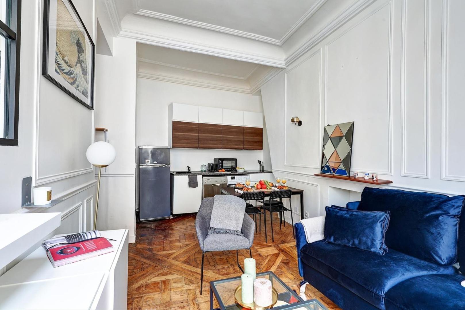 Appartement Bnbnook - Parisian Charm: 1br In Le Marais Parijs